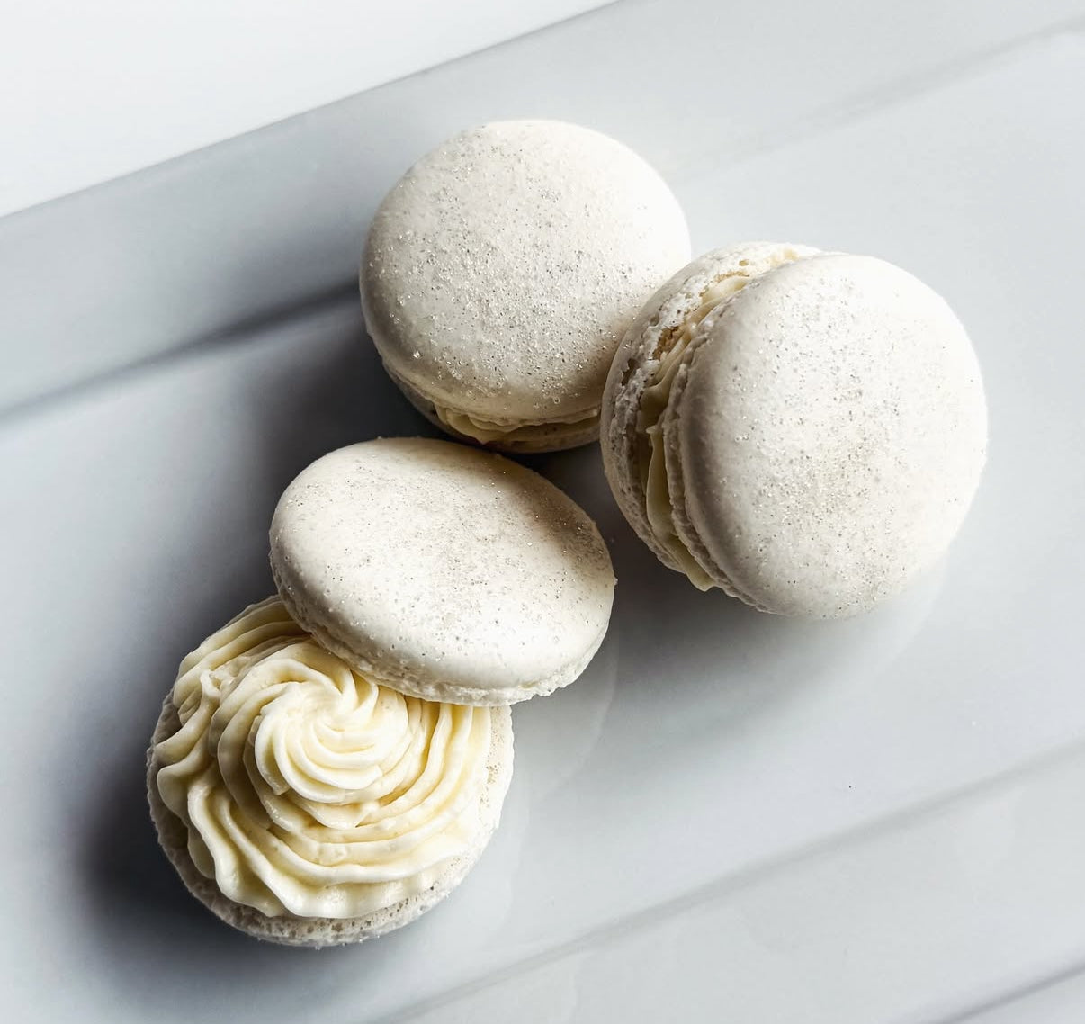 Vanilla Sugar Cookie Macarons