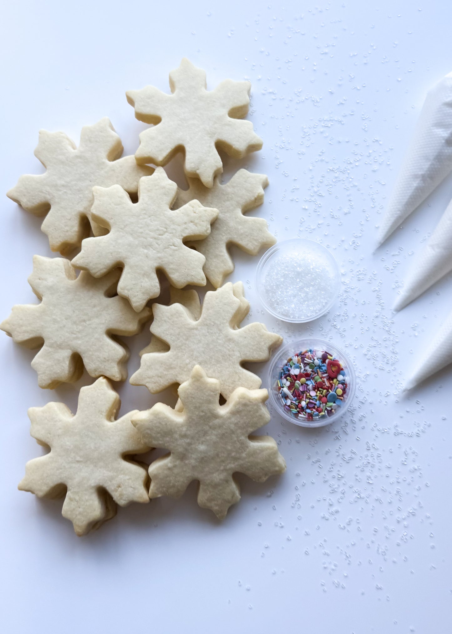 Snowflake Dye Free Cookie Decorating Kit